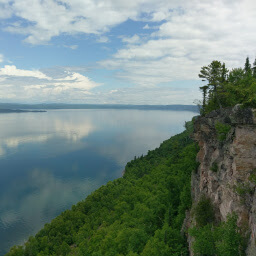 The view of Thunder Bay from the overlook