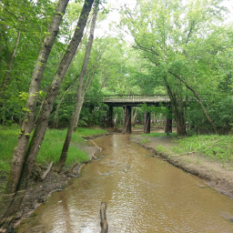 Hike over this bridge in Afton State Park