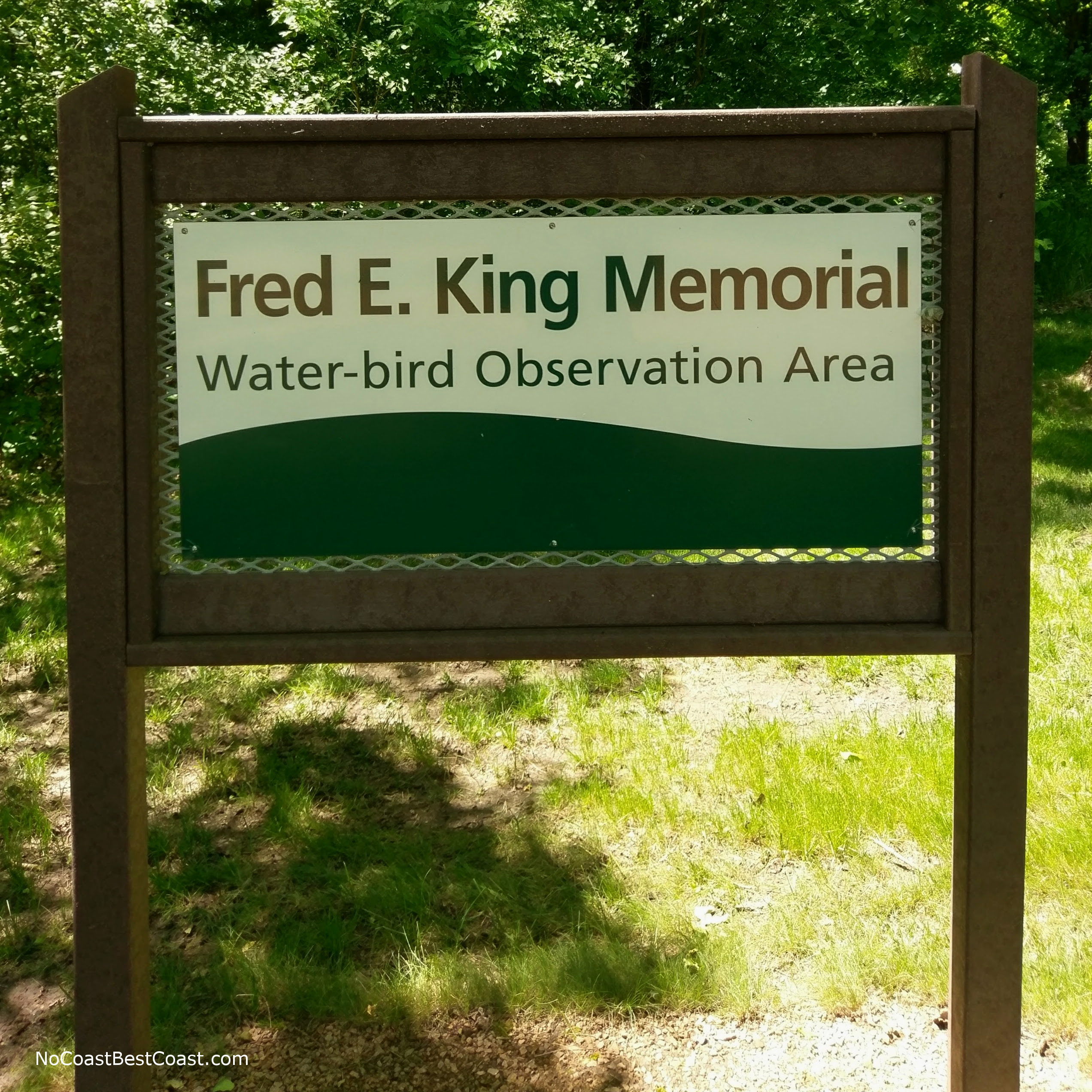 The Fred E. King Memorial Water-bird Observation Area