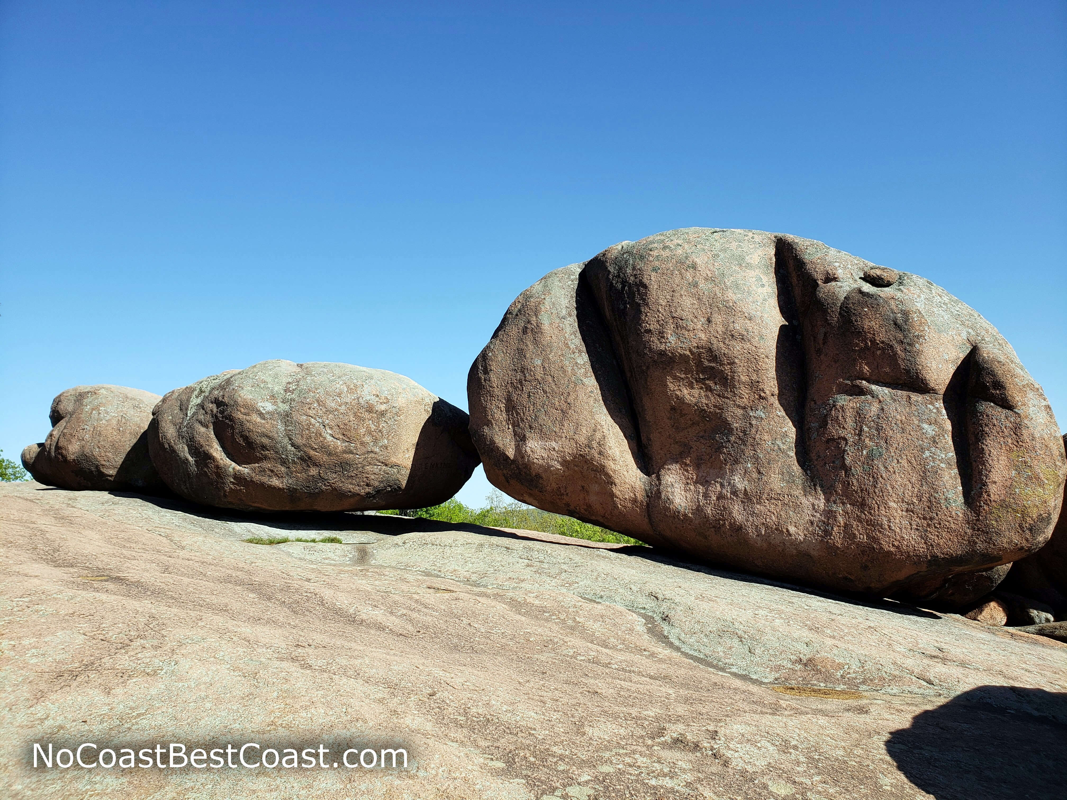 The park is named for these giant boulders that look like elephants standing in a line
