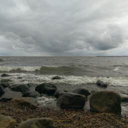 Mille Lacs Lake seems like an ocean at Pope Point