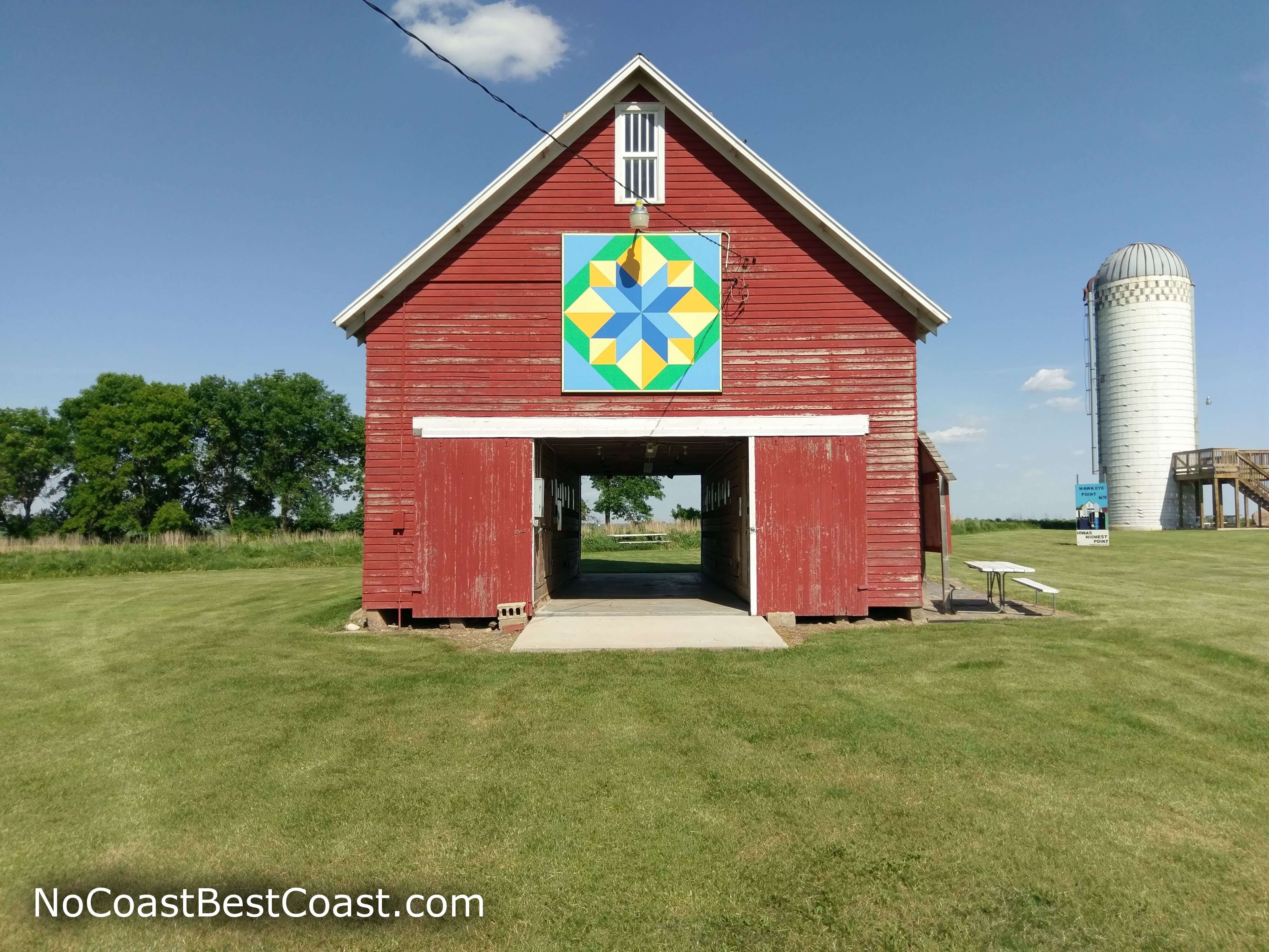 This colorful old barn is now a mini museum