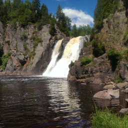 The highest waterfall in Minnesota