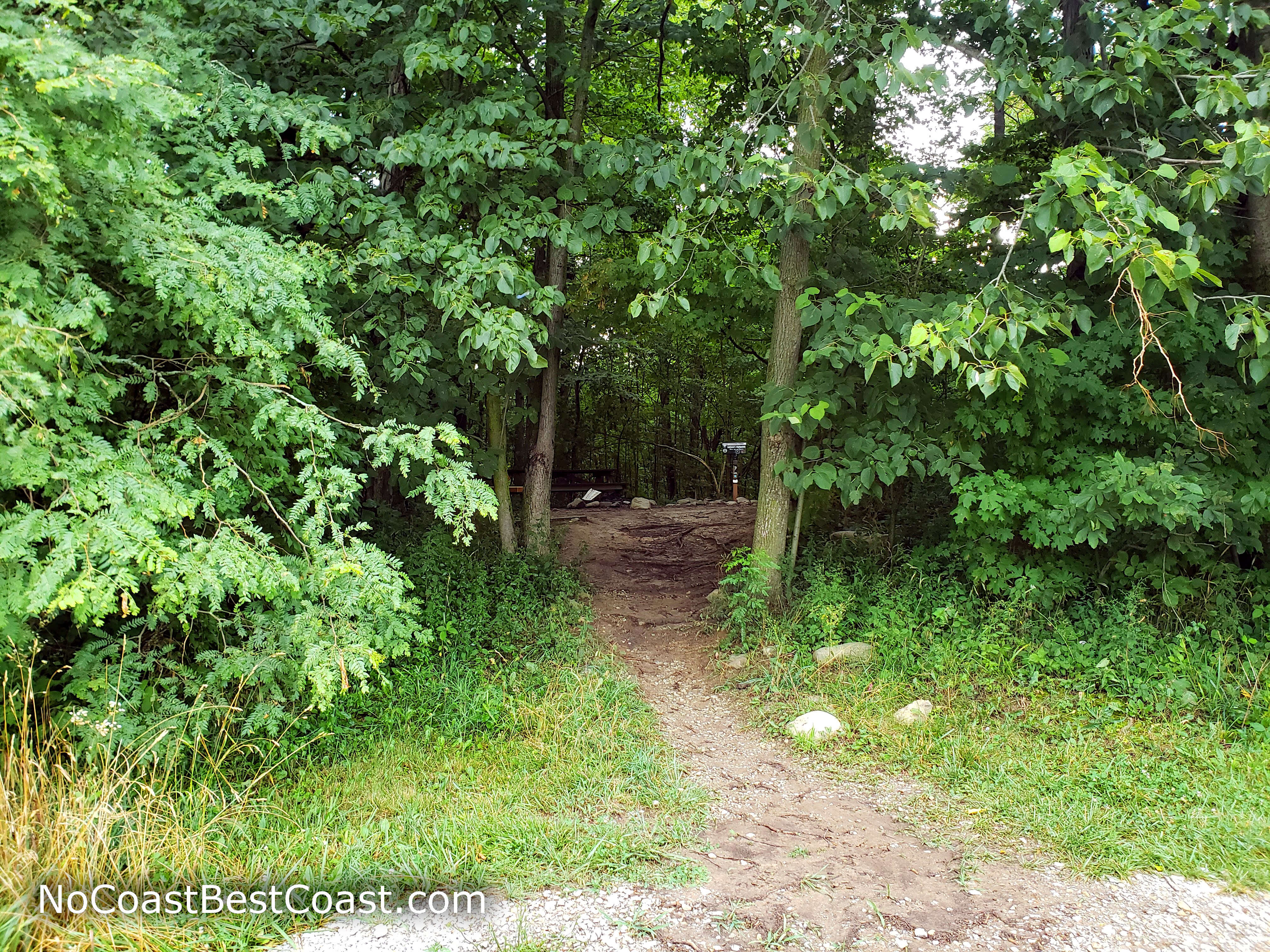 The path leading to the highest place in Indiana