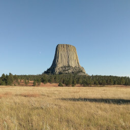 Joyner Ridge gives the best views of Devils Tower from a distance