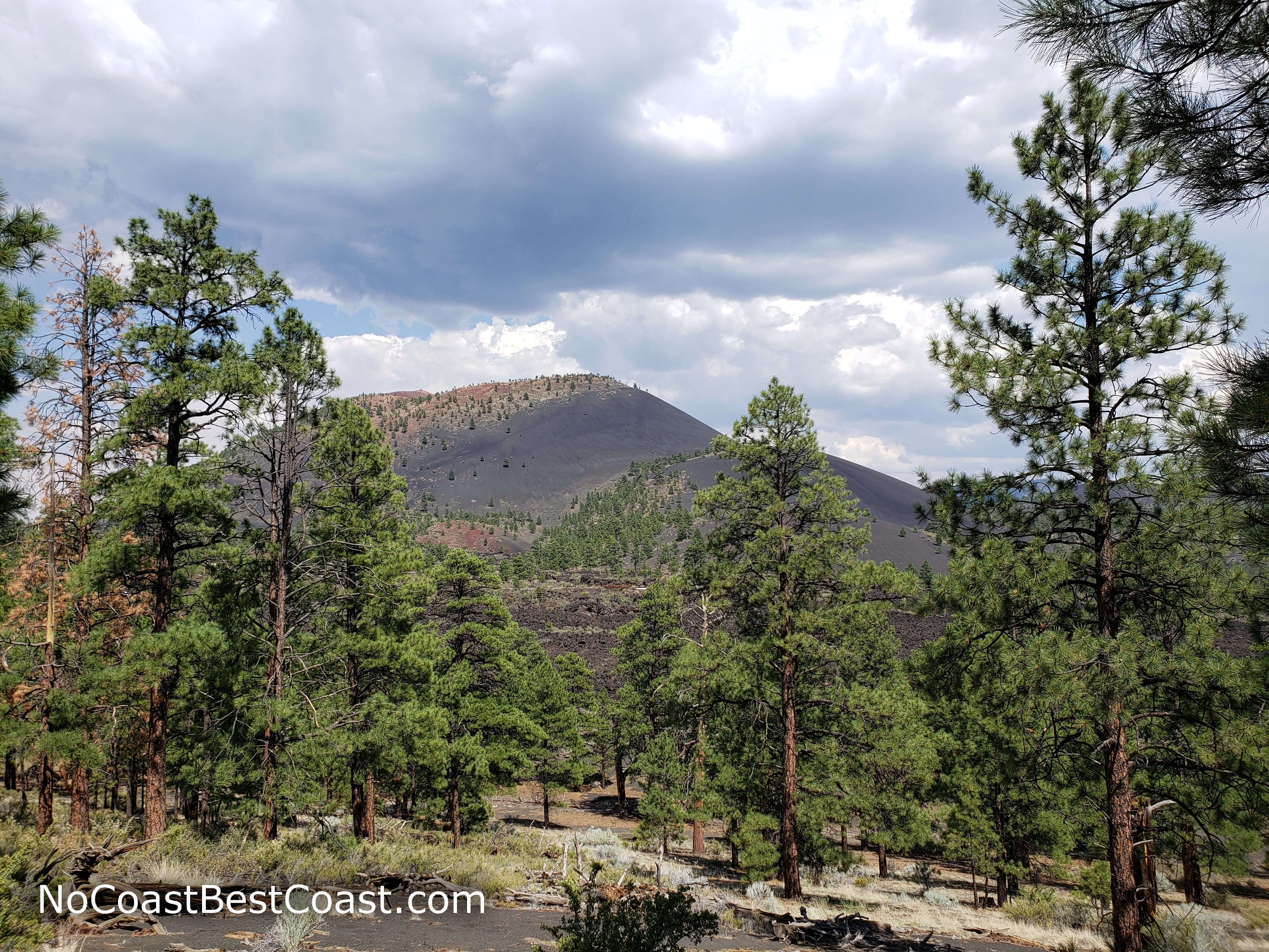 Sunset Crater from the trail