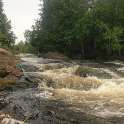 The lower torrents of Meximine Falls