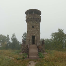 Seth Bullock built this tower by hand to honor his friend Teddy Roosevelt