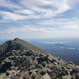 The view from the top of Mt. Katahdin