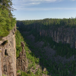 The rock formation known as the Indian Head