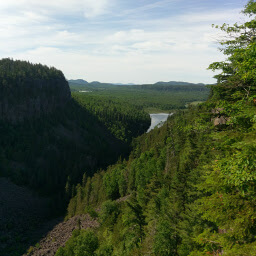 The impressive Ouimet Canyon