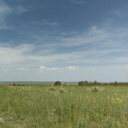 The green and blue view of big sky country