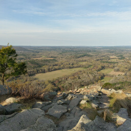 Summit view facing southwest