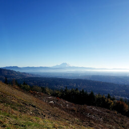 Poo Poo Point has an amazing view of Mt. Ranier