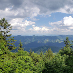 Views to the east from Spruce Knob