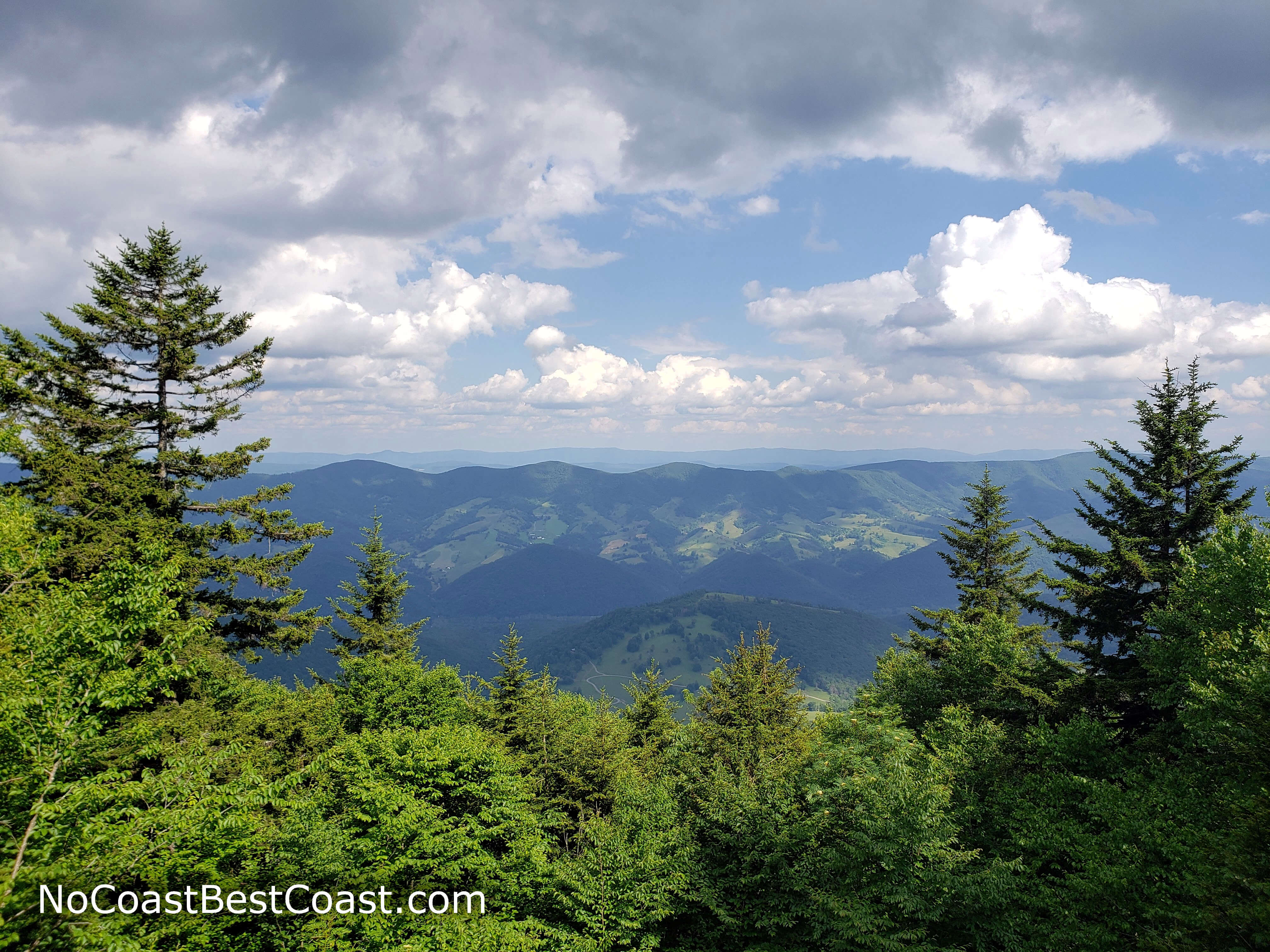 Views to the east from Spruce Knob