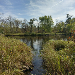 Just one of the many pretty river views along the trail