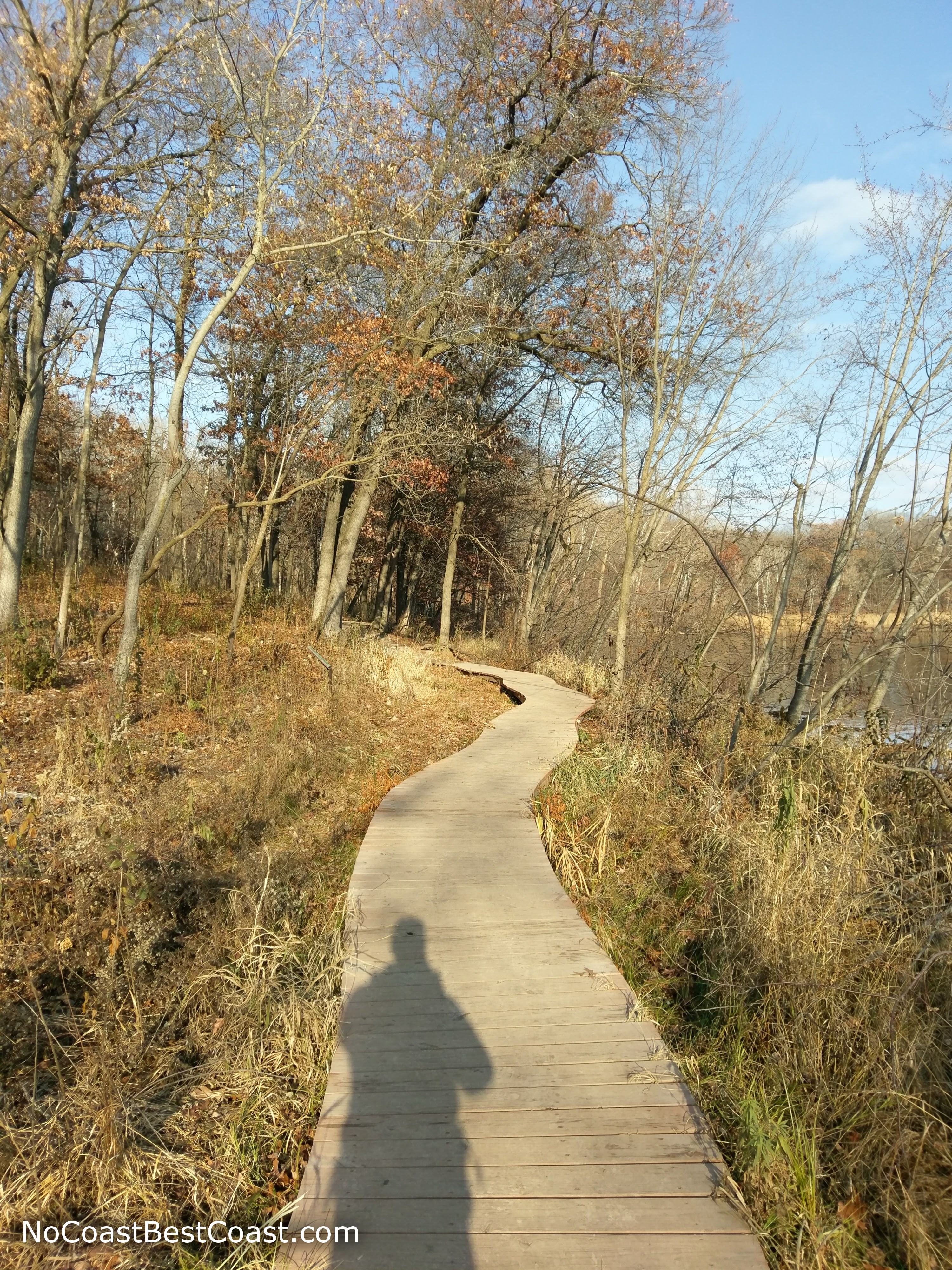 This brand new, curvy boardwalk adds some fun to your hike
