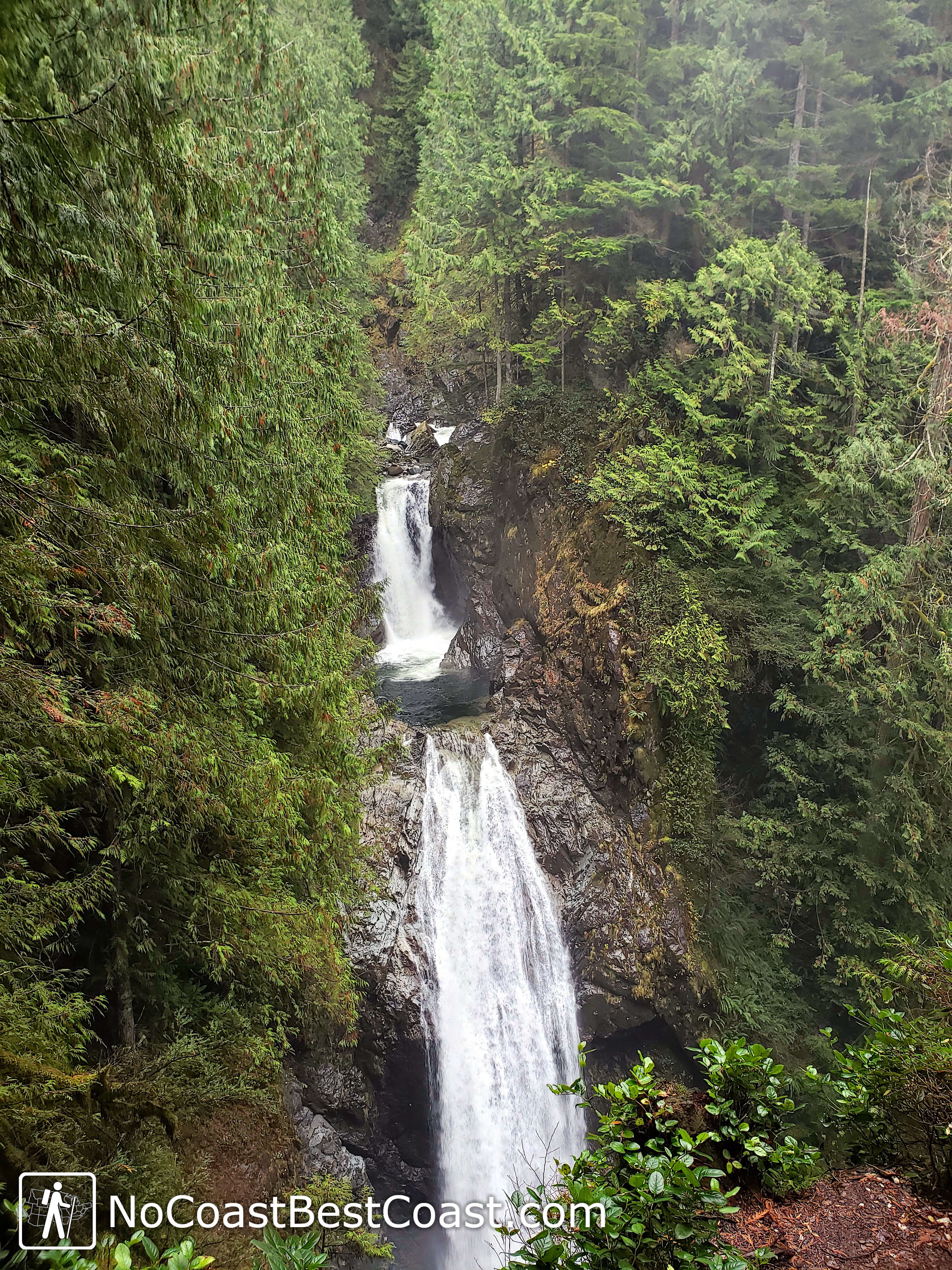 Upper Wallace Falls is your reward after an uphill climb