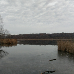 The view from the canoe dock