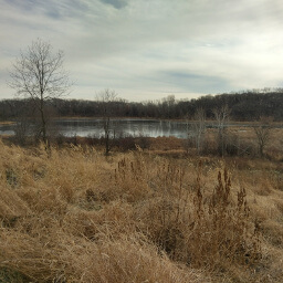 The view from the overlook of Empire Lake